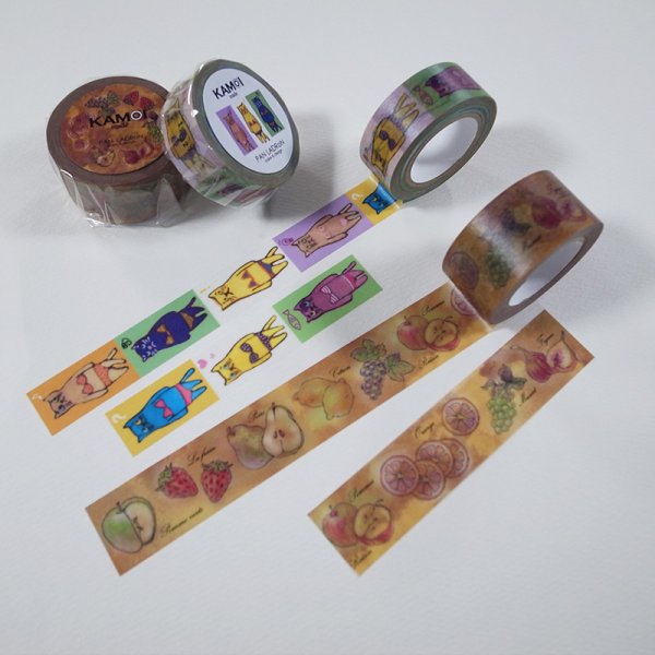 画像4: PAN LADRoNマスキングテープ／juicy fruits／カモ井加工紙製