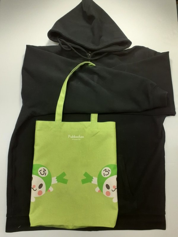 画像14: 【裏地付】ふっかちゃんパステルカラートートバッグ ／全４色