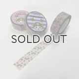 【新色】ふっかちゃんマスキングテープ／パターン・ピンク