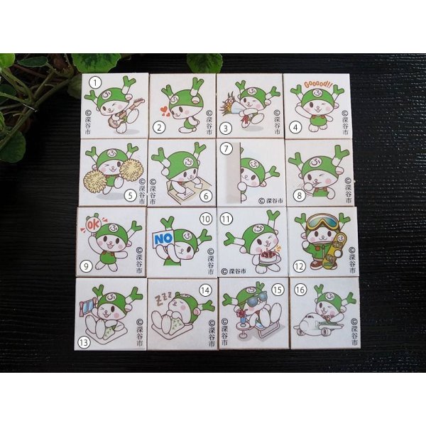 画像3: 【宅配便配送】mini木箱入りゴム印／ふっかちゃんの日常／選べる12個セット【限定数量10個】 (3)