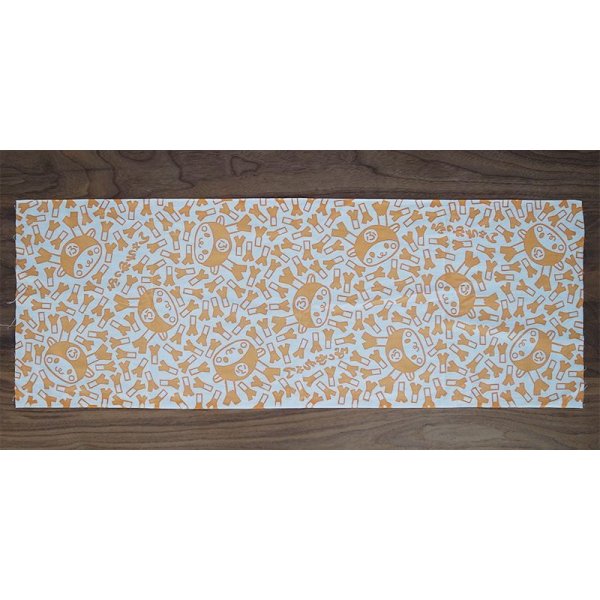 画像4: 【橙】ふっかちゃん本染め手ぬぐい (4)