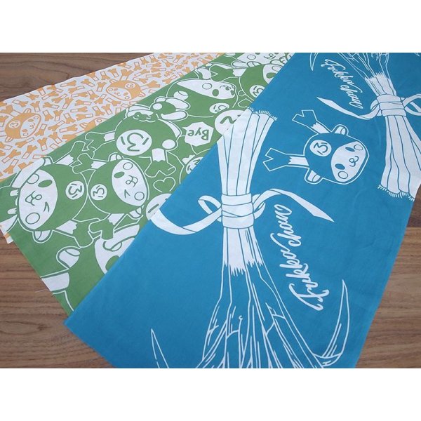 画像5: 【橙】ふっかちゃん本染め手ぬぐい (5)