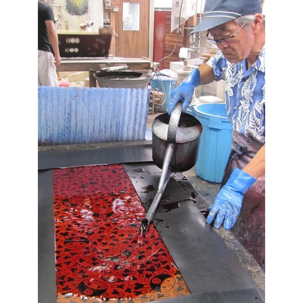 画像9: 【橙】ふっかちゃん本染め手ぬぐい (9)