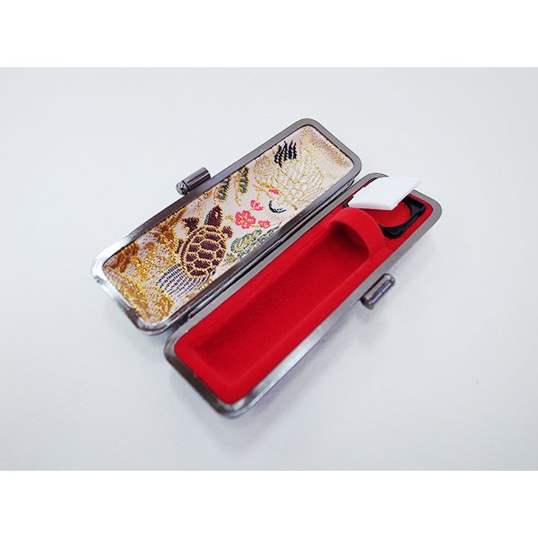 画像7: 【黒水牛ナチュラル】手仕上げ彫刻はんこ (7)