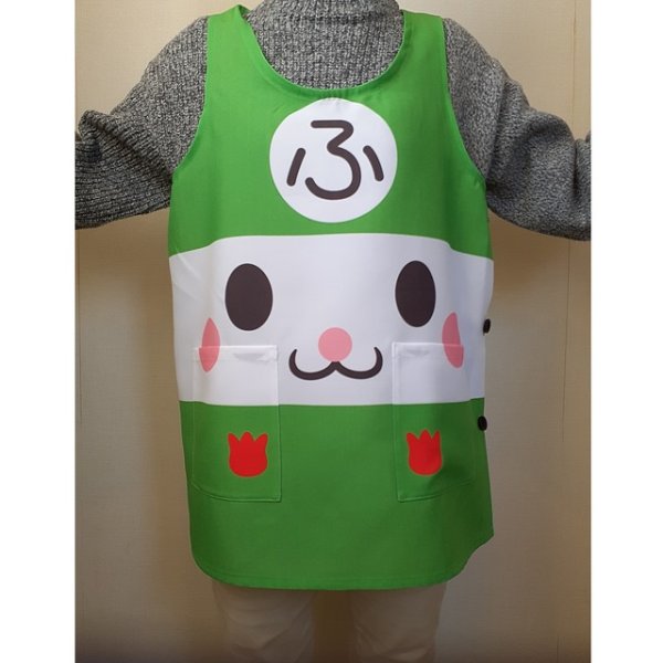 画像4: ふっかちゃんエプロン ／顔ズーム (4)