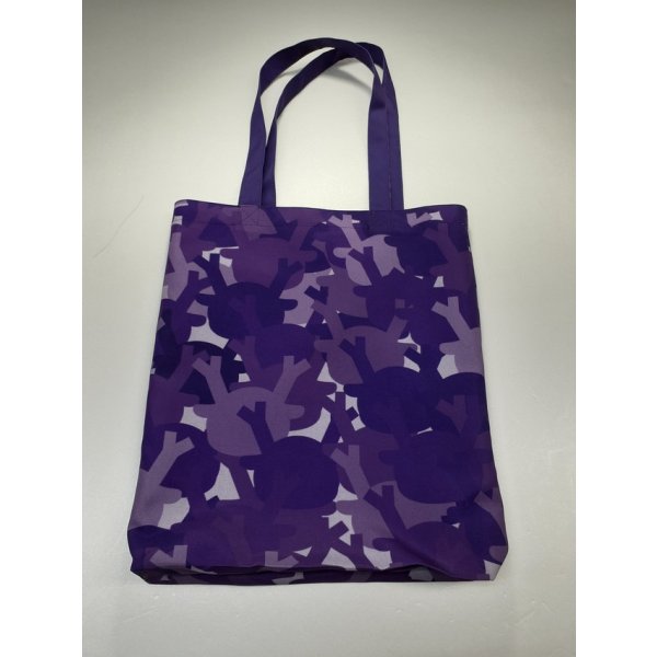 画像15: 【裏地付】ふっかちゃん迷彩柄シルエットトートバッグ ／全４色 (15)