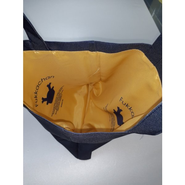 画像13: 【裏地付】ふっかちゃん迷彩柄シルエットトートバッグ ／全４色 (13)