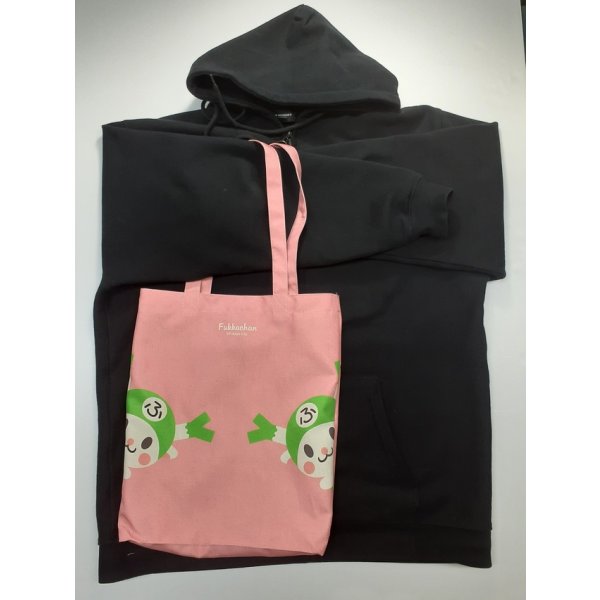 画像6: 【裏地付】ふっかちゃんパステルカラートートバッグ ／全４色 (6)