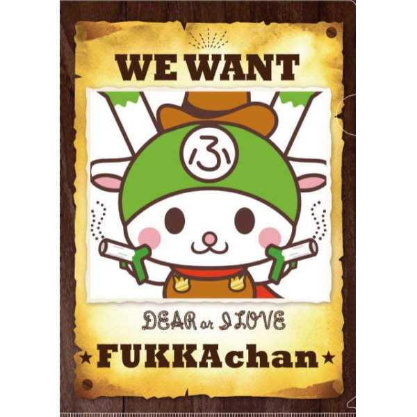 画像1: ふっかちゃんクリアファイル／ WE WANT FUKKA CHAN (1)