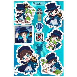 画像: 【蒼巳生姜】深谷栄一ちびかわステッカー